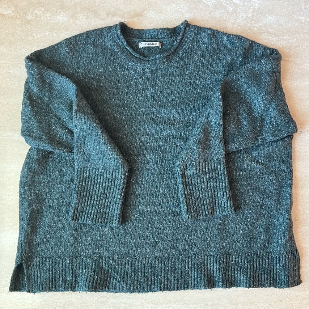 Green Crew Neck Sweater
